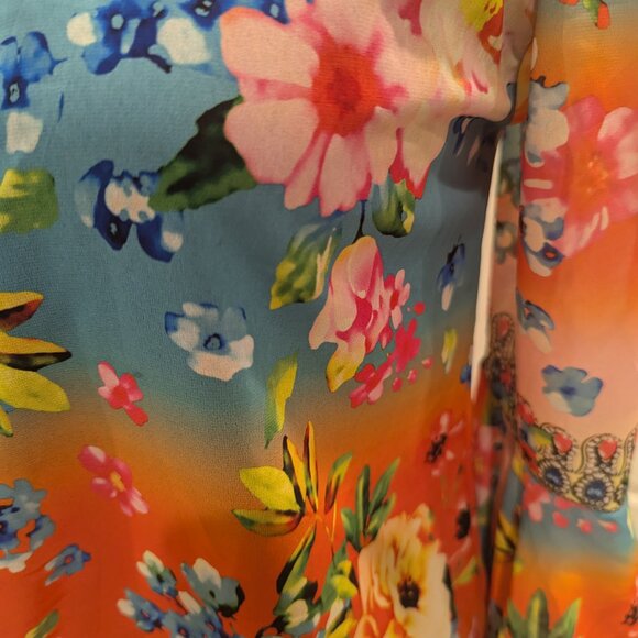 Very Colorful Multicolor Summer Top XS/S - Picture 4 of 9